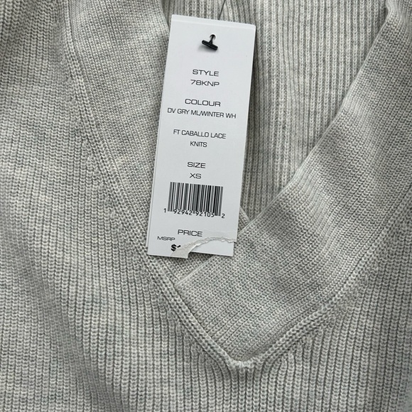 NWT French Connection Sweater Top Caballo Lace - Picture 3 of 5